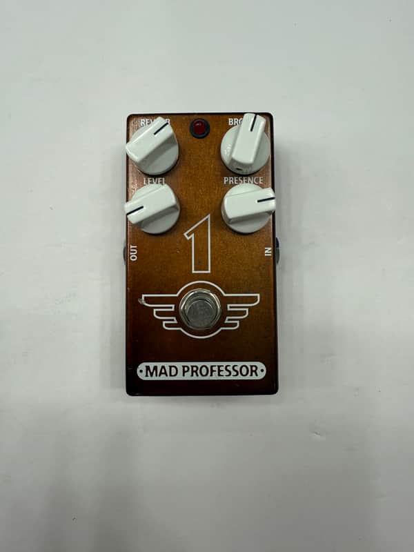 Mad Professor 1 Distortion / Reverb Brown Sound Guitar Effect Pedal image 1