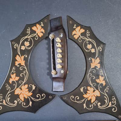 Vintage Kay G-440 Original Engraved Pickguard Set & Tailpiece – 1960s image 4