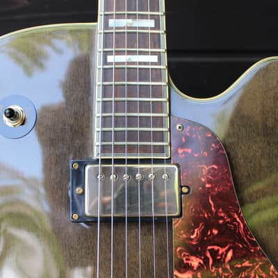 Condor hollowbody guitar made in japan 70's /80's Moss Green with Gold Hardware image 4