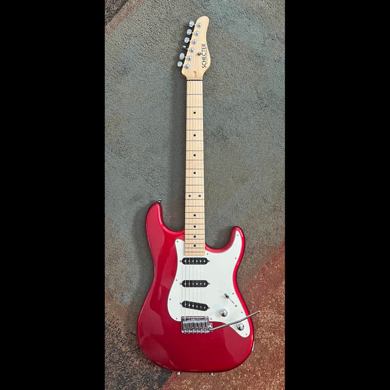 Schecter Custom Shop USA Traditional "S" - Candy Red image 1