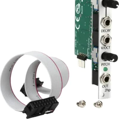2hp Pluck Physical Modeling Synth Voice Eurorack Synth Module, Silver image 3