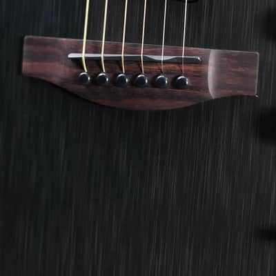 Fender Acoustasonic Player Telecaster Electric Guitar - Brushed Black with Structured Gig Bag image 11