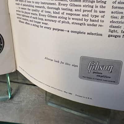 1959-1960 Gibson Full Line Catalog Les Paul ES Rare Vintage Case Candy Brochure Burst image 14