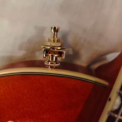 Gretsch Limited Edition Electromatic Flame Okoume Broadkaster Jr. 2025 5655 2025 - Present - Roundup Orange image 4