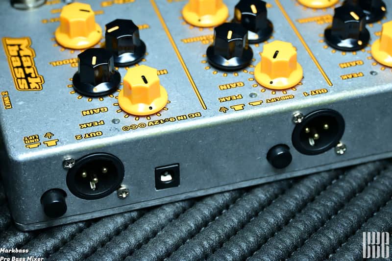 Markbass Pro Bass Mixer | 3In/2Out | Double Bass and Electric Bass
