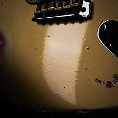 Fender Custom Shop 1962 Stratocaster Heavy Relic Aztec Gold / Pink Paisley Josefina Hand Wound Pickups 2024 (R132759) image 13