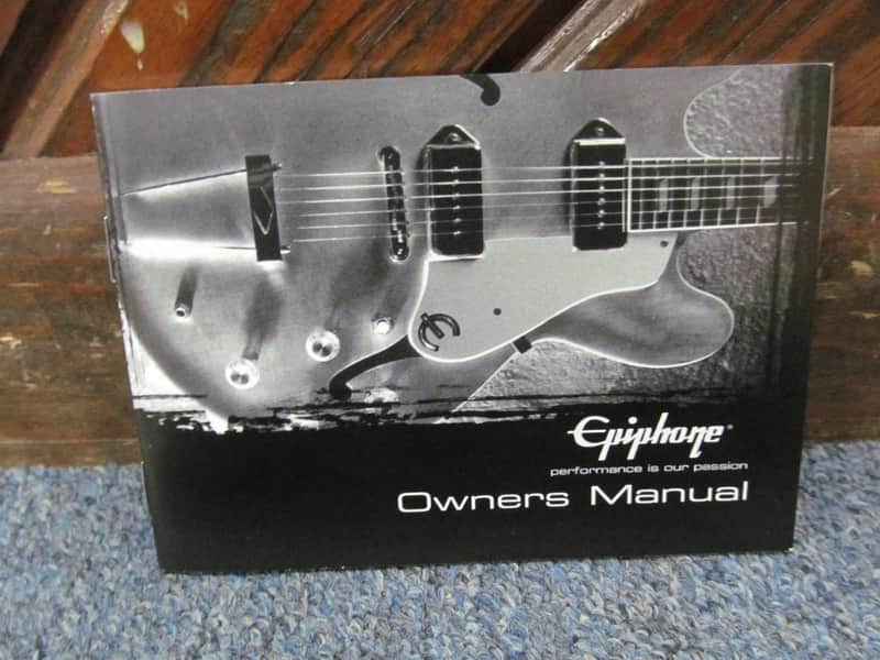 Epiphone Guitar Owner's Manual