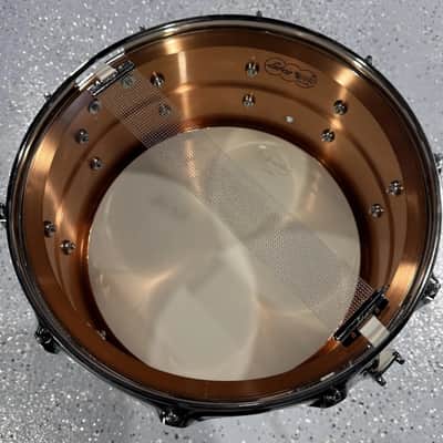 Ludwig LC662 14x6.5 Copperphonic Snare Drum W/ Imperial Lugs image 5
