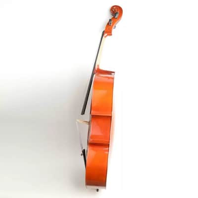 4/4 Full-Size Retro Acoustic Cello Bundle - Professional Basswood Cello with Case, Bow, Rosin & Accessories for Adults & Beginners image 6