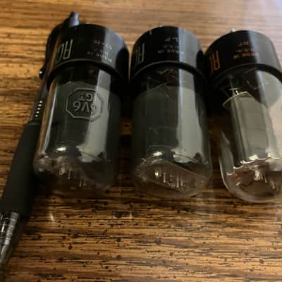 RCA 6V6GT Black Plates - lot of 3 tubes image 4
