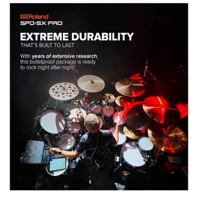 Roland SPD-SX Pro  9-Zone Digital Percussion Sampling Pad 2022 - Present - Black image 6