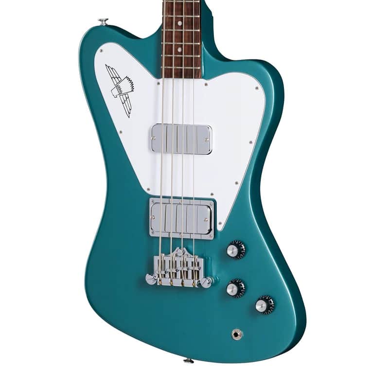 Gibson Non-Reverse Thunderbird 4-String Bass w/ Hardshell Case - Faded Pelham Blue image 1