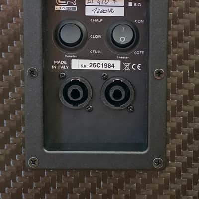 GR Bass AT 410+ Carbon Fiber 4x10" 1200 Watt 4 Ohm Bass Cabinet image 5
