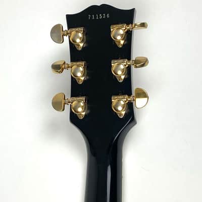 Gibson Les Paul Custom triple pickup '57 Reissue Black Beauty with gold hardware, original Custom Shop case , and Gibson Cert and tag image 8