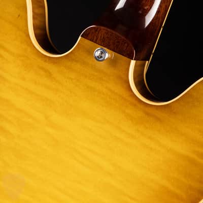 2024 - Gibson Custom Shop PSL '64 ES-335 Figured Reissue Gloss Green Lemon 7.11 #140497 image 11