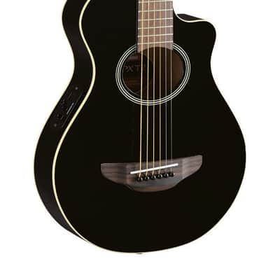 Yamaha APXT2 3/4 Thinline Acoustic-Electric Cutaway Guitar - Black image 1