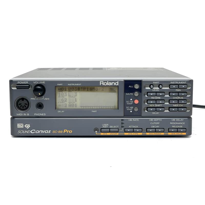 Roland Sound Canvas SC-88Pro MIDI Sound Module Synthesizer Made in Japan Worldwide Shipment image 1