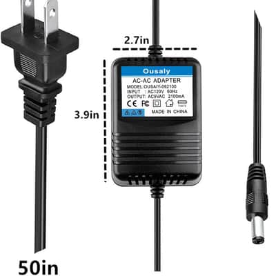 9VAC Power Charger for Line 6 POD XT Live DL4,Pedal Digitech PSS3-120 PSS3120 J-Station GNX2 GNX3 BNX3 GNX4 GNX3000 EX7 RP100-350 RPx400 BP200 Vocal 300 Vx400 EXH VL2 Genesis-3 Guitar Processor image 4