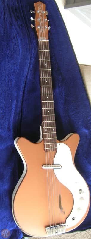 Danelectro Shorthorn 6-String Bass 3612 Copper image 2