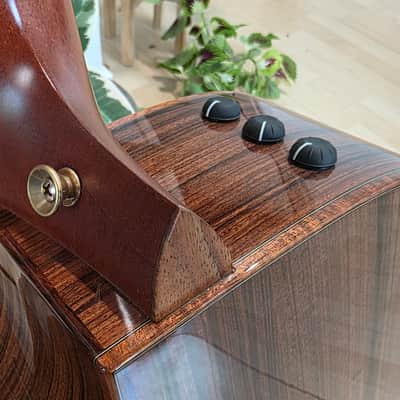 Taylor GS Custom Shop Grand Symphony 1 of 1 Tree Inlay Flame Hawaiian KOA and Hand Select Rosewood Masterbuilt Master Built Presentation American BTO Built-to-Order USA Acoustic-Electric Guitar image 6
