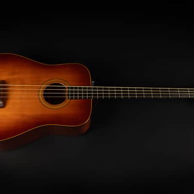 1994 K. Yairi YB-1B - Dark Brown Sunburst | Vintage 4-String Japan Acoustic Bass Pickup | OHSC image 3