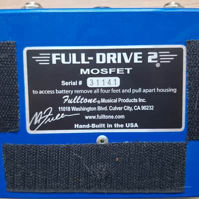 Fulltone Full-Drive 2 Mosfet 2007 - 2018 - Blue image 3