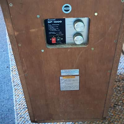 Sansui SP-1000 Wood Cabinet Floor Speakers 1969 image 4
