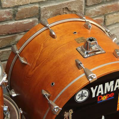 Yamaha Birch Custom Absolute - natural vintage 5pc drumset image 5