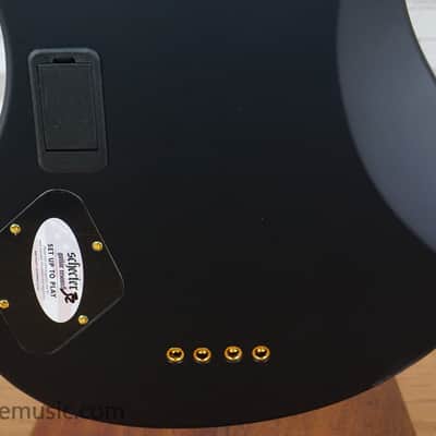 Schecter Johnny Christ Signature Bass - Satin Black image 13