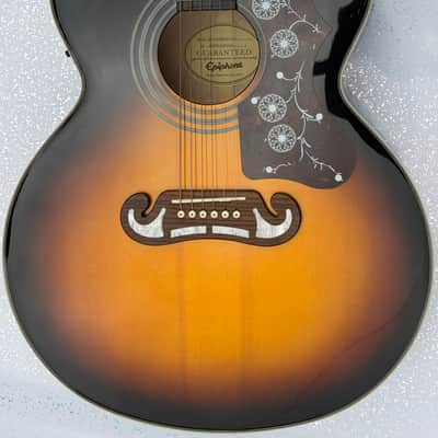 Epiphone EJ200SCE Super Jumbo (2010 - 2020) + Epiphone fitted hard case image 2