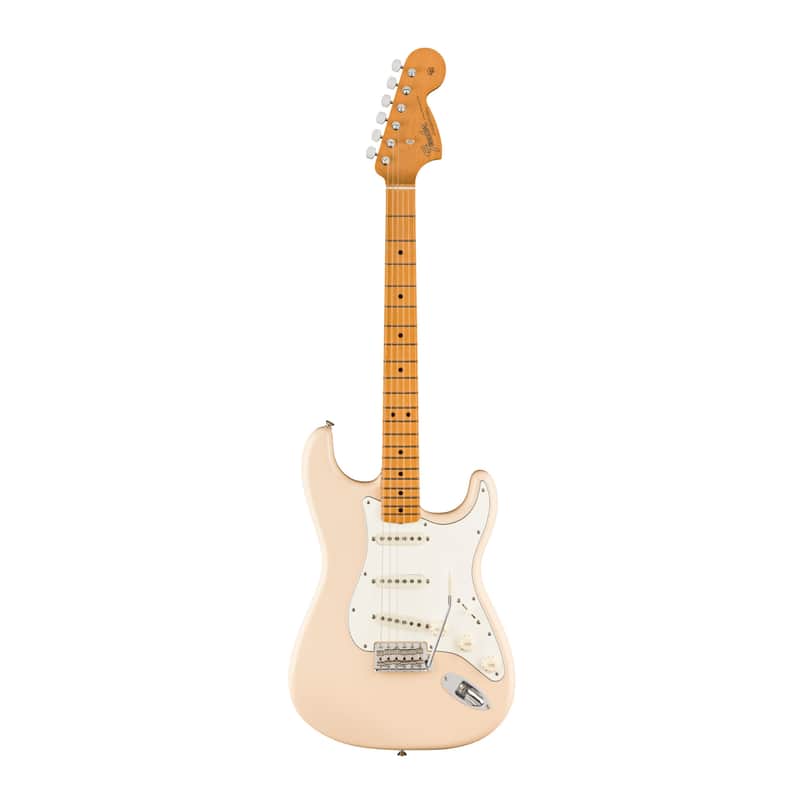 Fender Vintera III Late '60s Stratocaster with Maple Fingerboard Alder Body and Vintage-Style Tuning Machines (Olympic White) image 1
