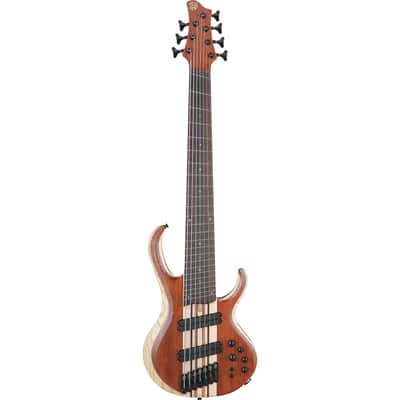 Ibanez BTB7MSNML BTB Bass Workshop 7-String Electric Bass, Natural Mocha Low Gloss image 2