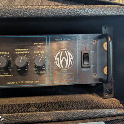 SWR Studio 220 Bass Amplifier w/ Rack Bag - Used image 3