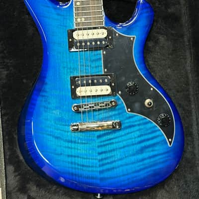 Gibson Victory Figured Cobalt Burst New Unplayed Auth Dlr 6lbs11oz #250 image 3
