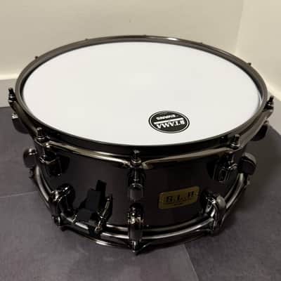 Tama SLP Black Brass 6.5x14 with Powerpad Designer Snare Bag image 13