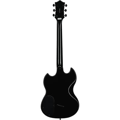 Guild Polara Night Edition Electric Guitar, Black Tungsten Gloss image 5