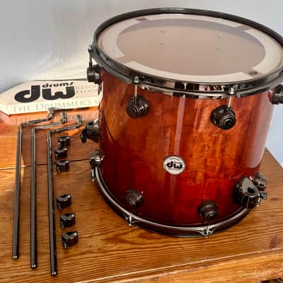DW Collector‘s Exotic Quilted Sapeli SSC Standard Drum Kit 2021 image 9