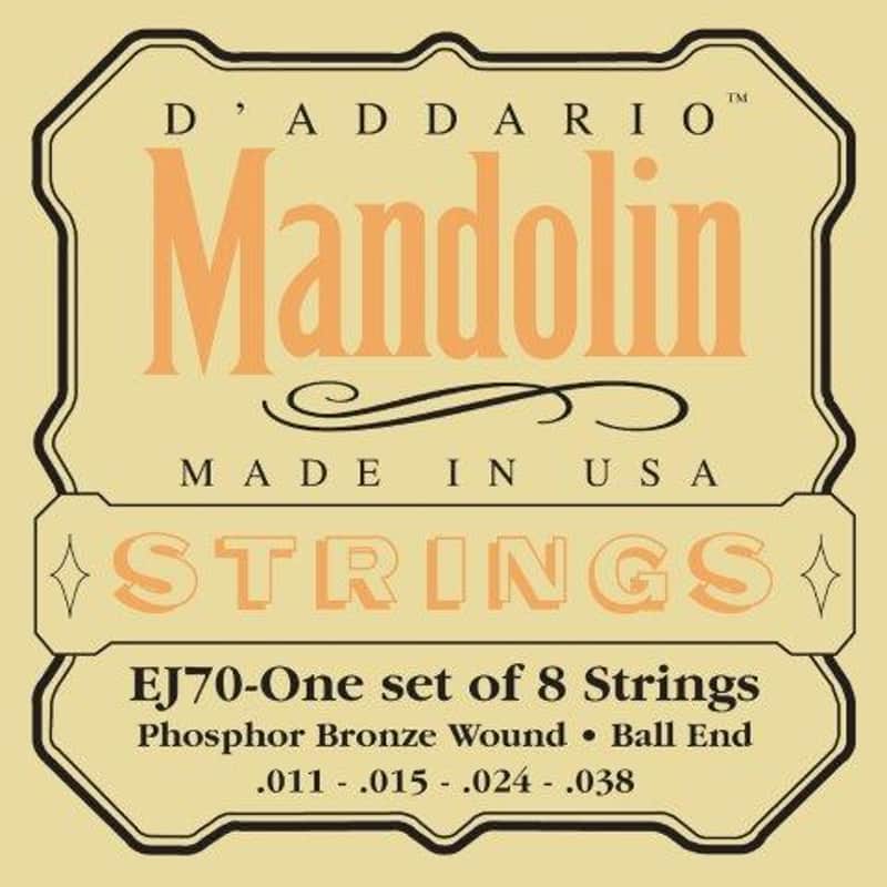 Mandolin Str Set Ball End Lgt EJ70 image 1