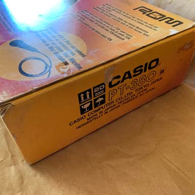 Casio  PT-380  80s 90s 32-key Synth with Microphone in original Box Excellent Condition image 22