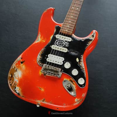 Fender Stratocaster Orange S/S/H Heavy Aged Relic image 5
