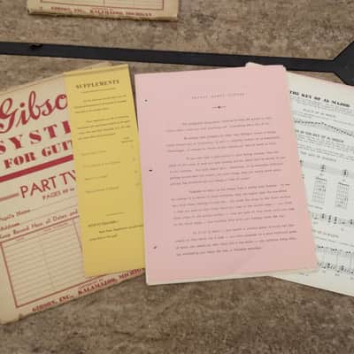 Vintage 1936 Gibson System For Guitar Volume One and Two Lesson Packets! EXTREMELY Rare Complete Sets! image 4