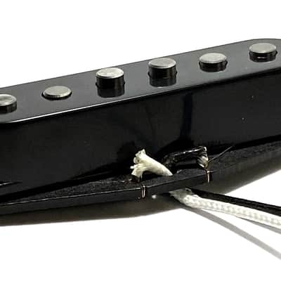 Strat Pure Vintage Neck Position Dedicated Pickup, Early Strat Performance AlNiCo 5 Single Coil, Black Cover image 3
