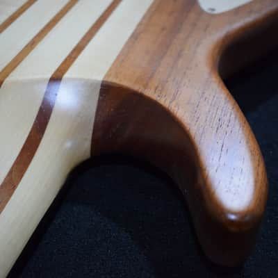 Antonio Tsai 7 String Bass/Guitar 2016 Mexico Bocote Abalone image 22