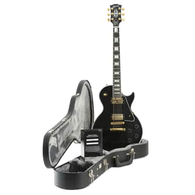 Gibson Les Paul Custom Ebony Gloss - Custom Electric Guitar image 10