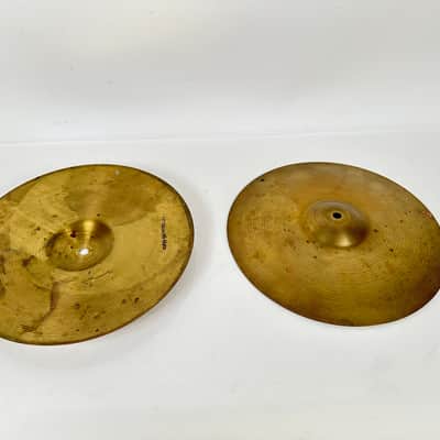 Zildjian 13” / 33cm Hi-Hats Cymbal Pair Vintage image 1
