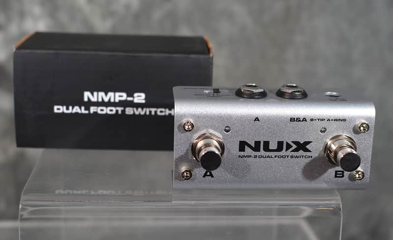 NuX NMP-2 Mini Dual Footswitch Latched or momentary for TAP control  w FAST n FREE shipping image 1