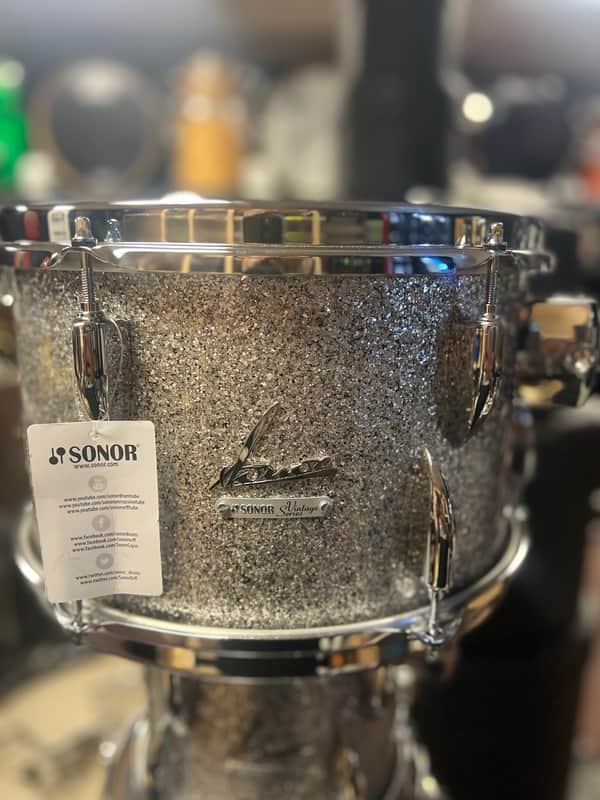 Sonor VINTAGE SERIES 9x13” 2020’s - SILVER SPARKLE image 1