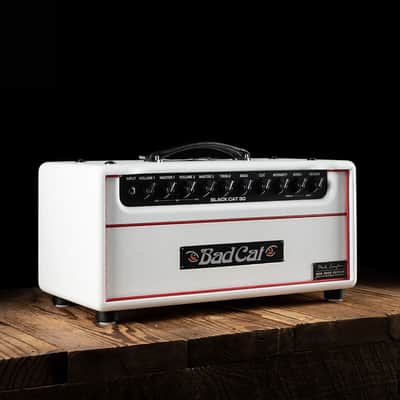 Bad Cat Mod Shop Mark Sampson Black Cat 30 Watt Guitar Head - White Bronco - Free Shipping image 2