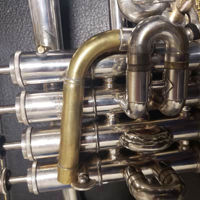 Getzen Eterna 940S Silver 4-Valve Piccolo Trumpet W/ Blackburn Leadpipe & Other Customizations! image 6