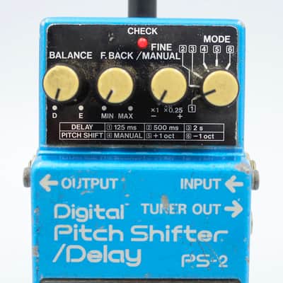 Boss PS-2 Digital Pitch Shifter Delay 1990 Made in Japan | Reverb